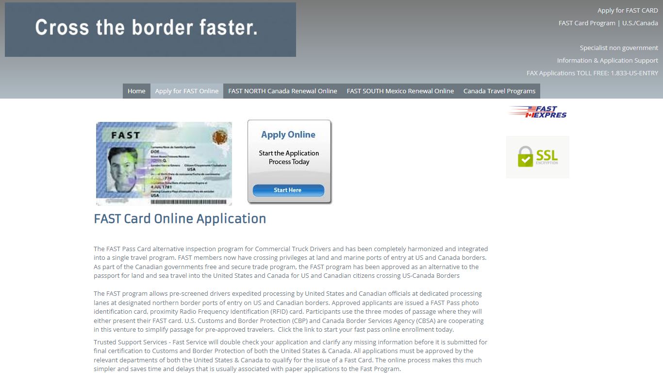 Apply for FAST CARD Online - fast-card.ca